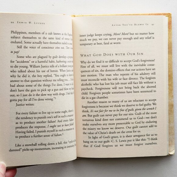 After You've Blown It: Reconnecting with God and Others by Erwin W. Lutzer - Picture 5 of 6
